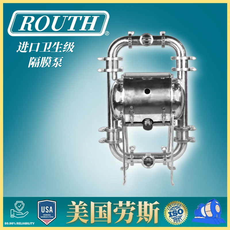 进口卫生级隔膜泵 气动 电动 柱塞 真空 RTG 塑料 美国劳斯ROUTH