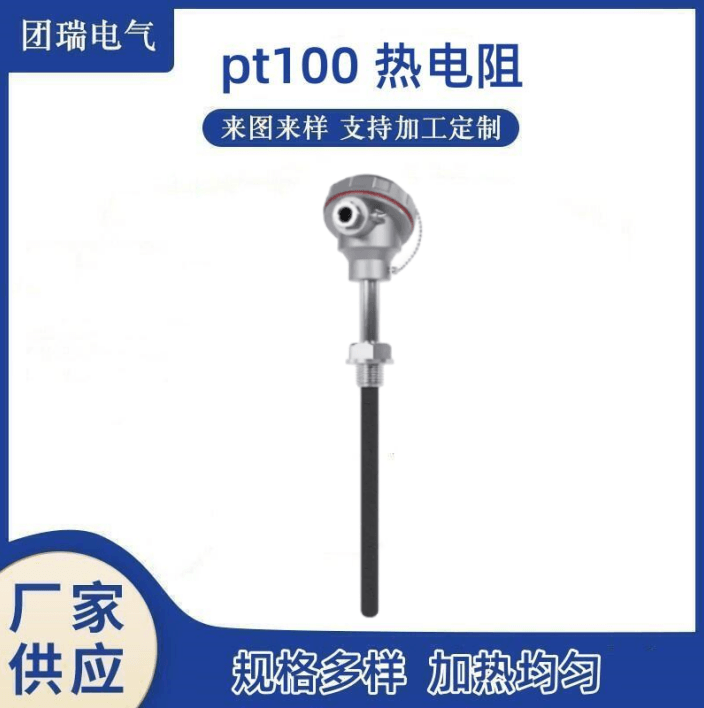 耐磨热电阻规格齐全 分度号PT100 高耐压温度传感器非标定制