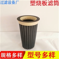 塑烧板滤筒    粉末烧结式滤筒