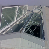 一字行通风天窗 用于钢结构工业车间 消防排烟气楼