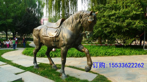 大型广场雕塑八骏马铸铜马招财园林工艺纯铜雕塑铜动物摆件定制