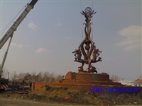 铸铜中国龙雕塑 神龙摆件黄铜 玻璃钢动物室内户外雕塑制作