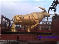 大型华尔街铜牛雕塑 拓荒牛耕地牛广场公司门口大厅铸铜摆件