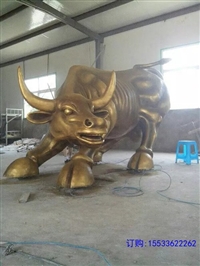 铸铜牛铜雕三牛精神主题雕塑 孺子牛拓荒牛户外广场动物装饰