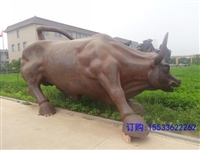 铸铜牛雕塑动物雕塑 玻璃钢雕塑制作雕塑城市景观园林广场雕塑制作