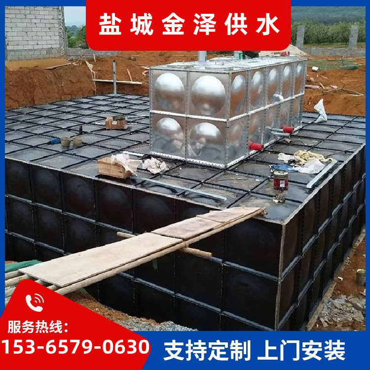 箱泵一体水箱化消防水箱 抗浮地埋式水箱 BDF地埋搪瓷水箱