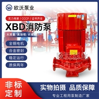 XBD立式消防泵组 室内消火栓加压给水泵 全自动喷淋泵消防稳压水泵