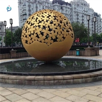  园林不锈钢发光镂空雕塑 