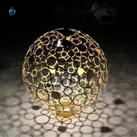 供应不锈钢发光镂空雕塑 