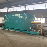 固定式双绞龙30方搅拌机 立式混草均匀拌草机 养殖场预混料制备机