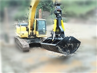 挖掘机抓斗的工作原理 使用方法  抓煤斗 抓沙斗