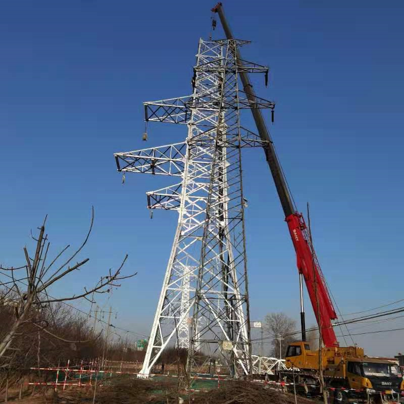 供应内蒙古220KV电力铁塔 21米角钢塔 通讯铁塔生产厂家
