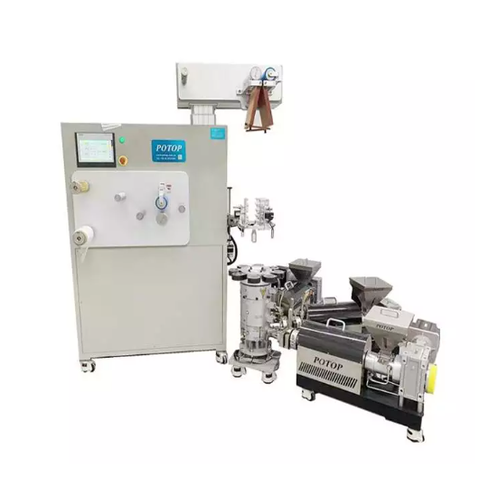 POTOP 小型三层共挤吹膜实验机 多层共挤吹膜设备
