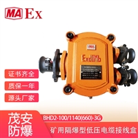 矿用隔爆型低压电缆接线盒BHD2-100/660380-3T