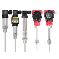 一体化温度变送器4-20ma PT100铂热电阻铠装数显温度传感器