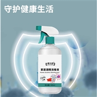 康元星家居酒精消毒液定制 代加工 OEM 源头厂家 庆葆堂