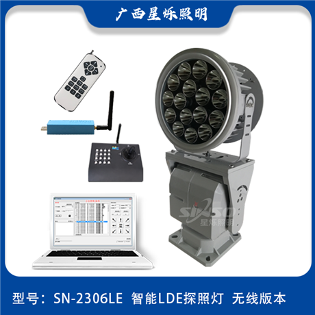港口养殖场果园夜间巡视LED探照灯