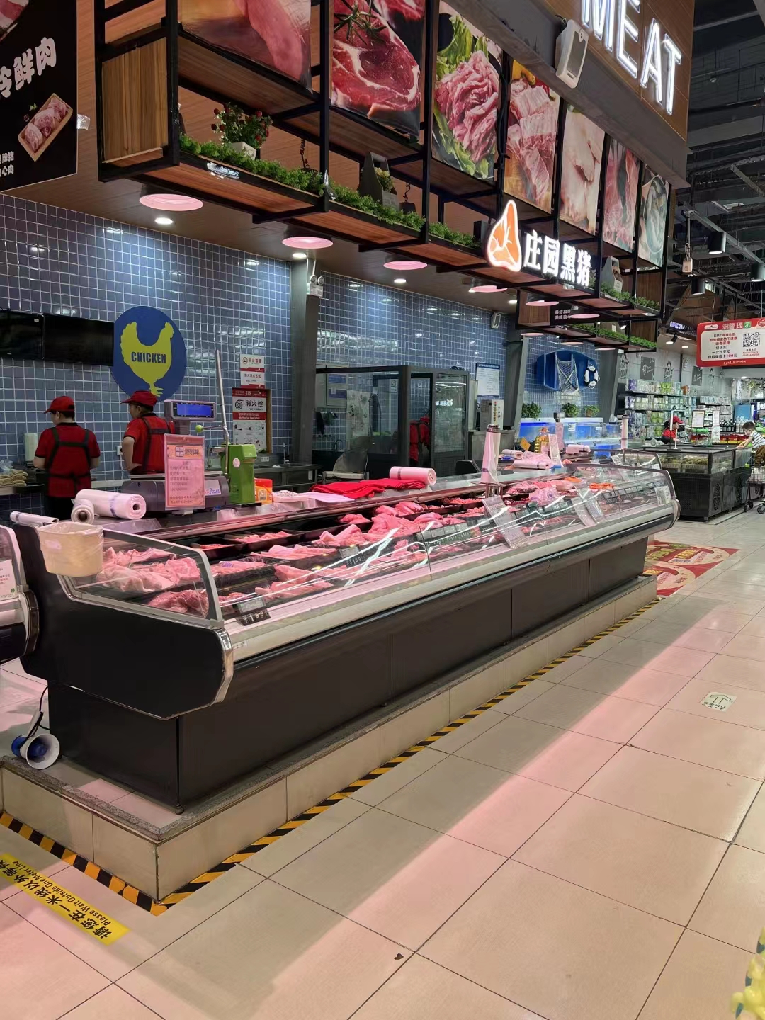 屹雪制冷 大小型超市 鲜肉冷藏柜 厂家直供 免费安装