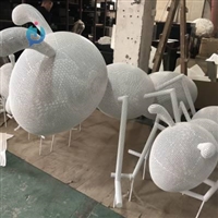 户外不锈钢雕塑 镂空蚂蚁小品摆件