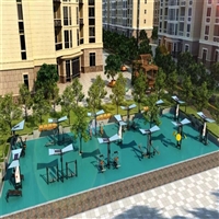 西宁 广场二代智能健身器材 四柱智能电子体测亭 太阳能照明运动器材