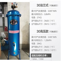 法兰连接油水分离器 污水处理气液分离器 离心式油雾净化器