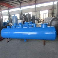 枣庄大型集水器 蒸汽锅炉分气缸 压缩空气分气缸
