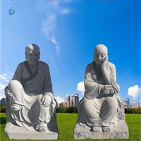 广场二十四孝人物石雕