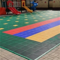 宝鸡 室外悬浮地板 公园球场地板 自由搭配