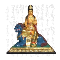 供應四大菩薩 文殊菩薩佛像 文殊廣法天尊神像 彩繪華嚴三圣佛像