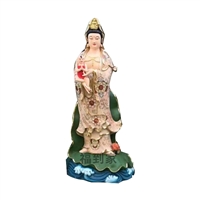 送子觀音菩薩佛像 樹脂玻璃鋼觀世音菩薩神像 寺廟佛堂供奉觀音