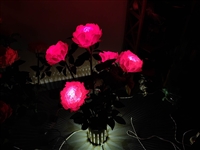 LED装饰灯 户外仿真装饰灯 仿真花创意造型灯 氛围浪漫吸睛 庭院花园灯