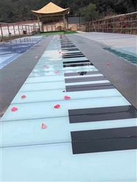 钢琴键盘  公园 广场  景区打卡互动装置