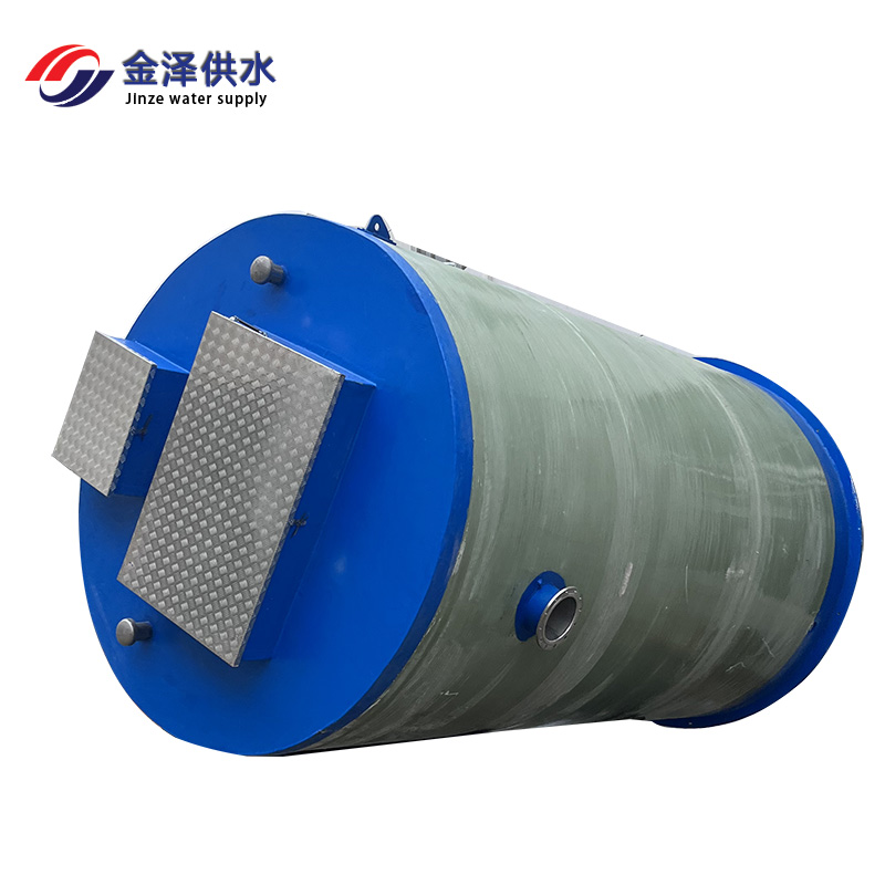 玻璃钢一体化污水泵站 不易污染环境 可实现异地监测与管理