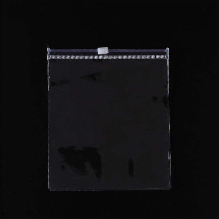厂家直供PVC服装吊牌袋 平口领标袋塑料透明服装PVC标签袋定做