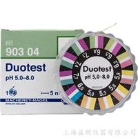 Duotest pH 5.0-8.0 双指示区pH试纸 90314