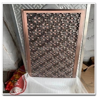 江西厂家定制铝铜雕刻挂屏 客厅书房背景屏风玄关 铝铜浮雕机304