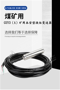 GUY3A矿用本安型液位变送器 效准简单 抗干扰能力强