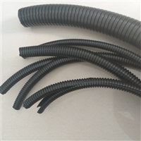 重庆电缆保护用 双拼波纹管供应 AD18.7剖开型尼龙波纹管