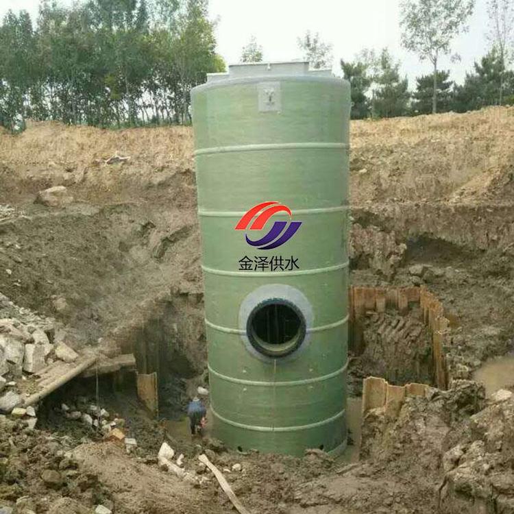 一体化污水提升泵站 智能一体化 玻璃钢机械缠绕成形