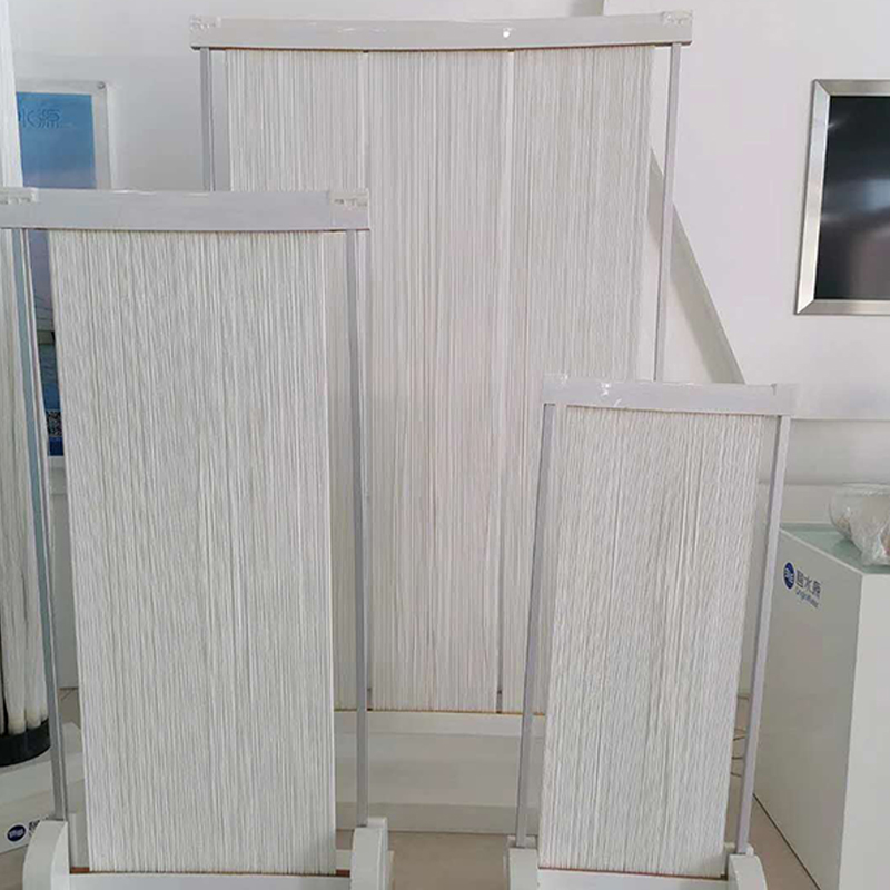 pvdf中空纤维膜帘式膜污水/废水过滤膜mbr膜丝加筋大通量