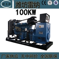 工厂生产100kw潍坊雷纳柴油发电机组R6105AZLD