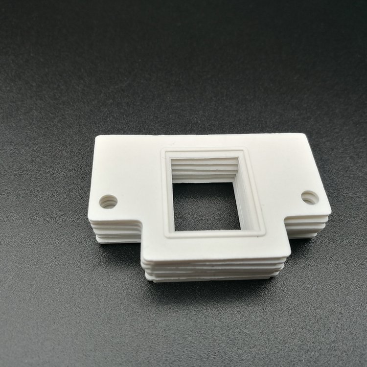 白色PC塑胶卡圈生产 反光塑料制品 注塑加工模具厂