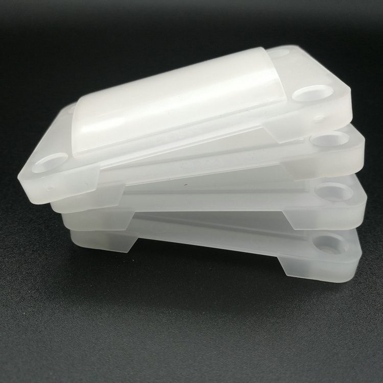 注塑加工 米色亚克力塑胶卡圈开发 塑料模具加工定制