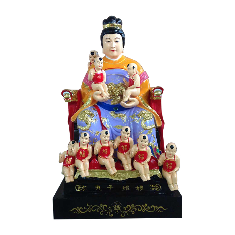汉白玉十二老母佛像 妈祖天后神像 娲皇娘娘 送子奶奶佛像 厂家定制