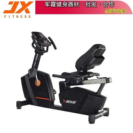 常熟健身器材军霞商用卧式健身车JX-S1002T有氧训练器材上门安装