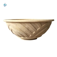 广场景观石雕花盆雕塑 