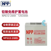 耐普蓄电池12V24AH NPG12-24 适用机房UPS电源 NPP太阳能电池 12V38AH