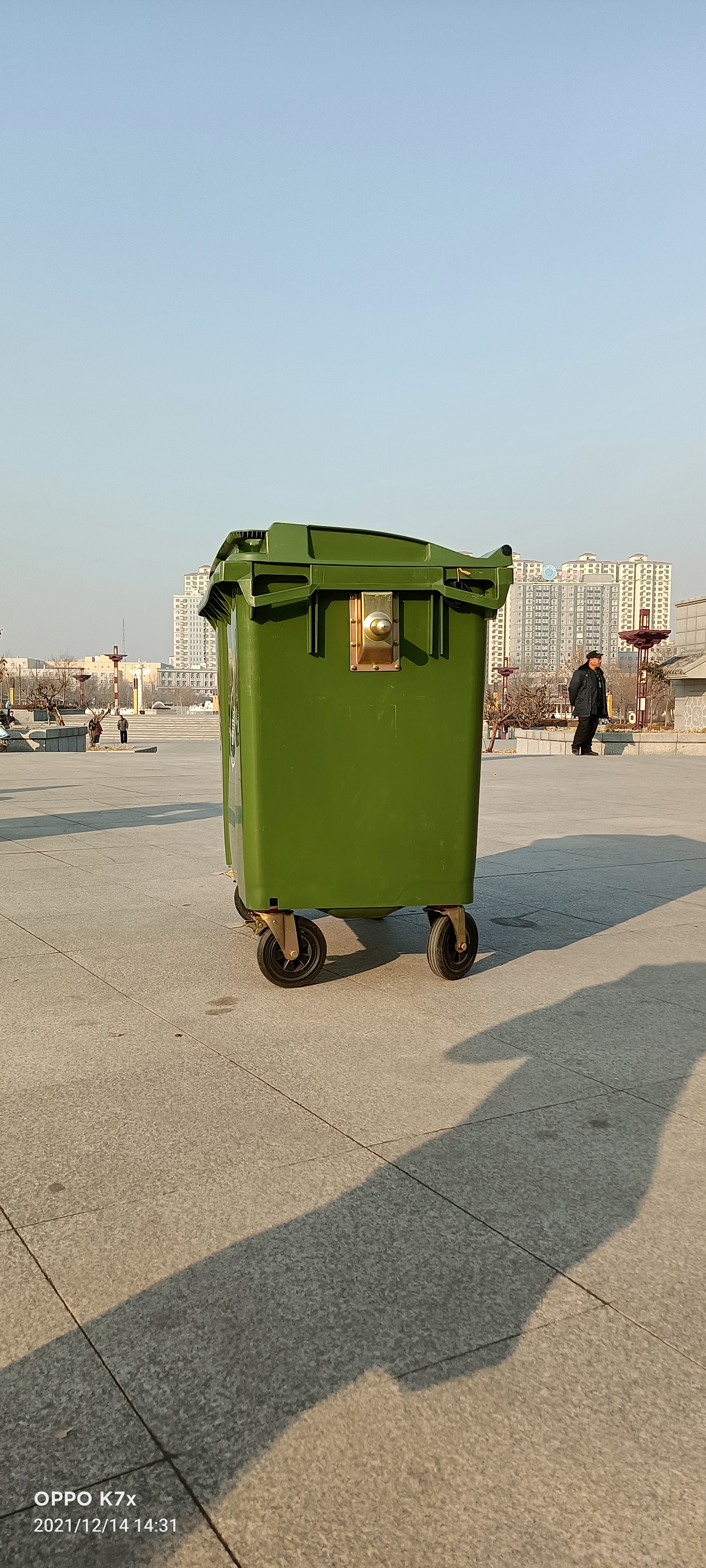 北京环卫垃圾桶挂车式垃圾桶  适用于商场超市