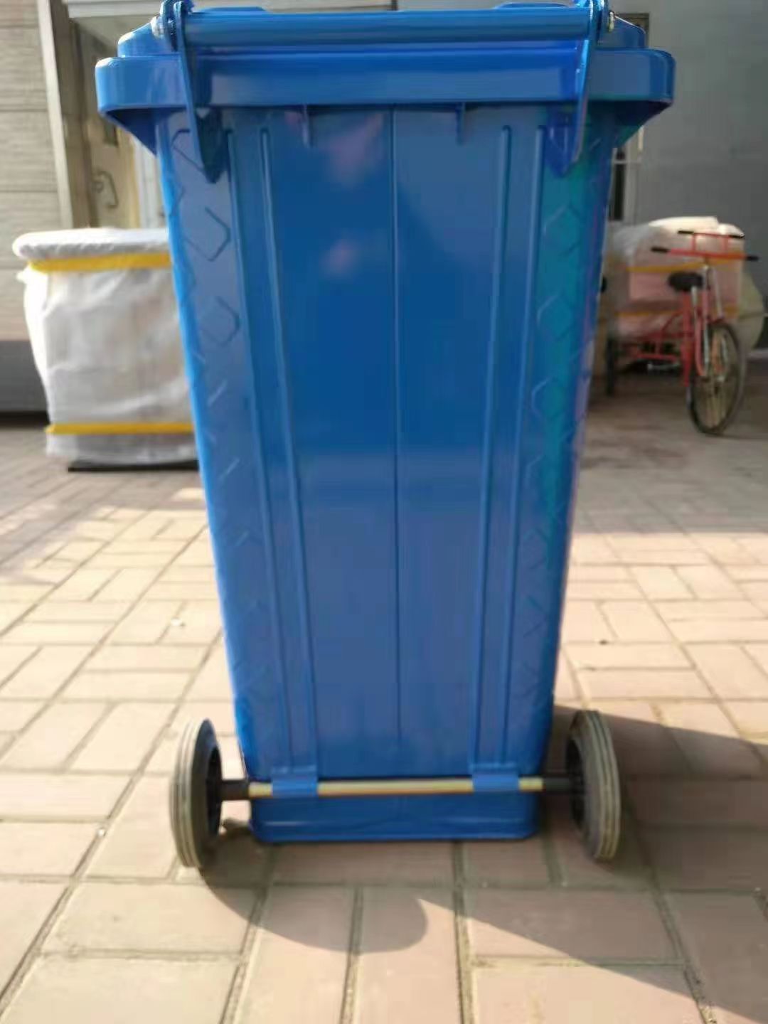 北京环卫垃圾桶挂车式垃圾桶  适用于机关单位
