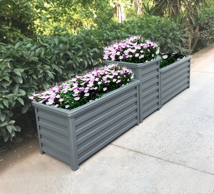 北京铝合箱花盆落地组合式花箱花盆更容易养活植物